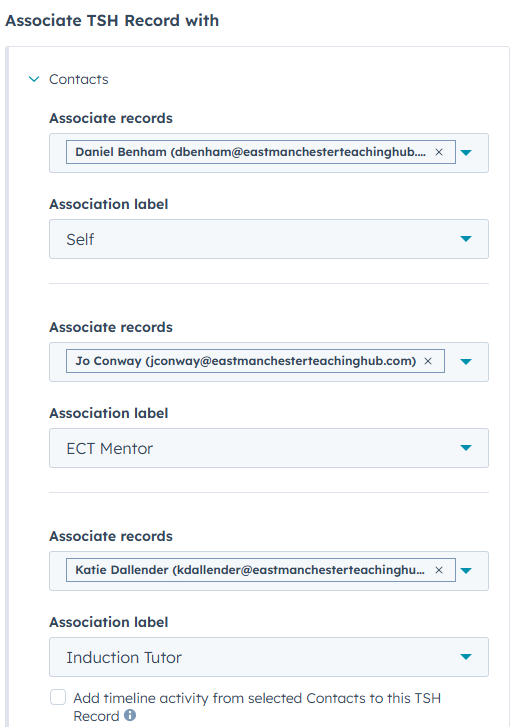 ECT Associations