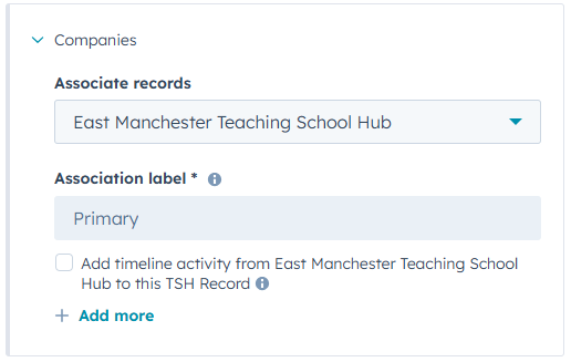 ECT Company associations
